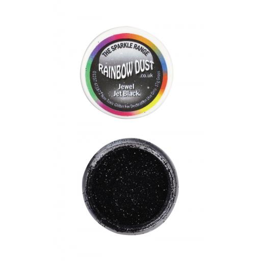 Sparkle Range - Jewel Jet Black Decorators Glitter 17g