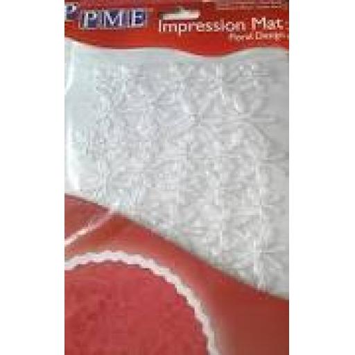 PME Impression Mat -Floral Design
