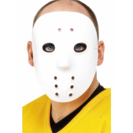 Hockey Mask white PVC