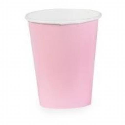 14 Lovely Pink Paper Party Cups Pack of 9oz