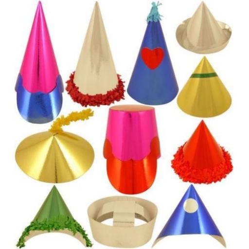 Paper Party Hats Assorted
