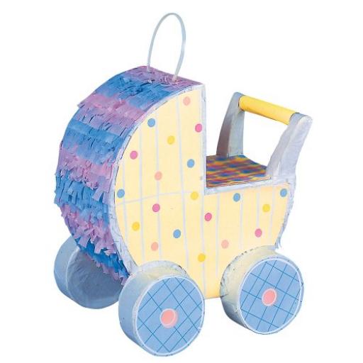 Baby Stroller Pinata Decoration 10inch x 9.5inch