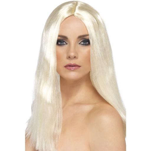 Star Style Wig Blonde 44cm Long & Straight