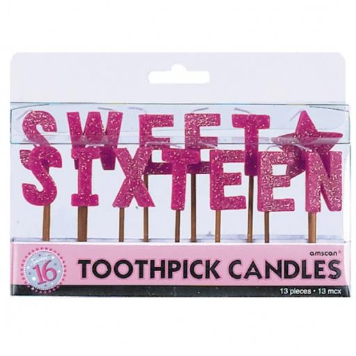 Sweet 16 Sparkle Mini Pick Candle