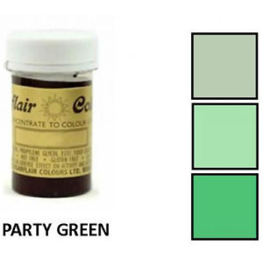 Sugarflair Spectral Paste Party Green 25g