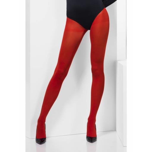 Opaque Tights Red