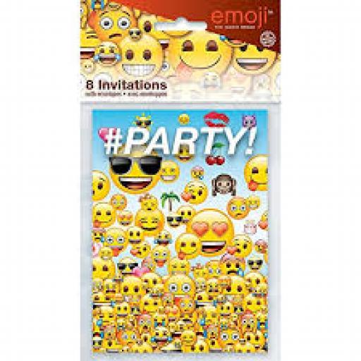 Emoji 8 Party Invitations