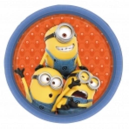 Minions Paper Party Plates 8- 9inch
