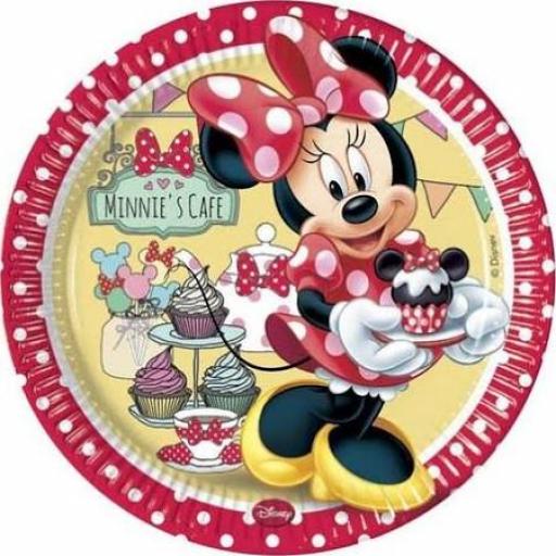 Minnie Mouse Paper Party Plates 8pcs 23cm