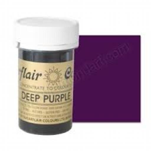 Sugarflair Deep Purple Paste Colour 25g