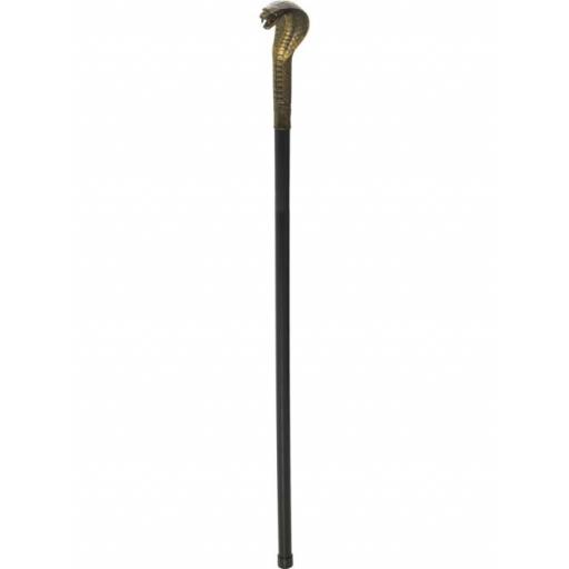 Voodoo Walking Stick Cane with Snake