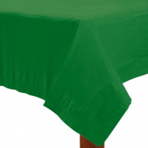 Festive Green 3ply Paper Table Covers 1.37m x 2.74m