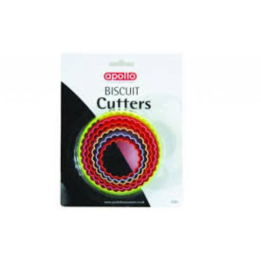 Apollo Biscuit Cutterss 6 sizes 2 shapes