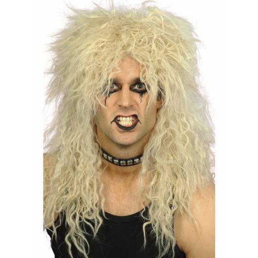 Hard rocker Wig Blonde Long Tousled