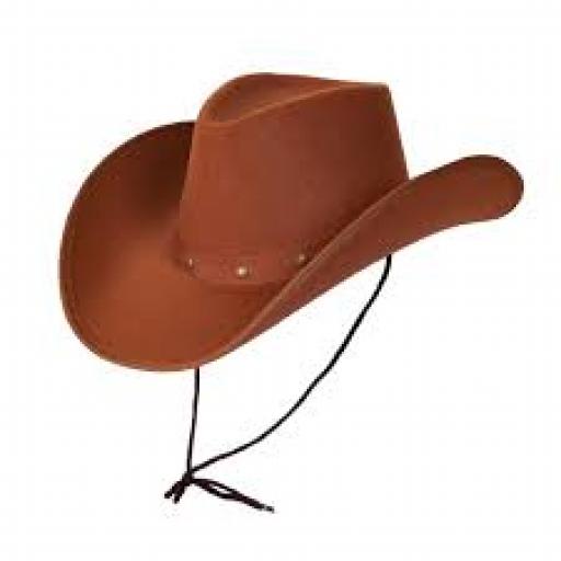 Brown Texan Cowboy Hat
