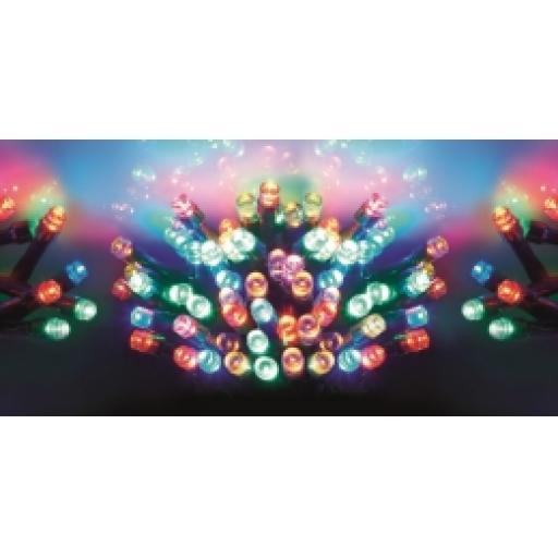 100 Supabrights LED In/Out Door Multi colour 8m