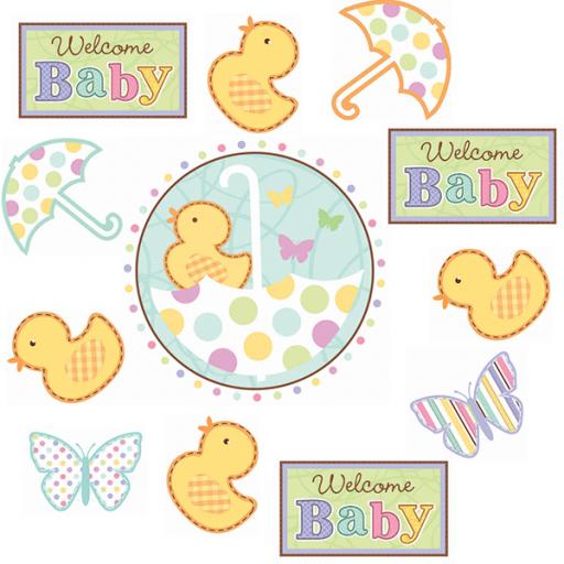 Baby Shower Cutouts 12pcs | Party Party