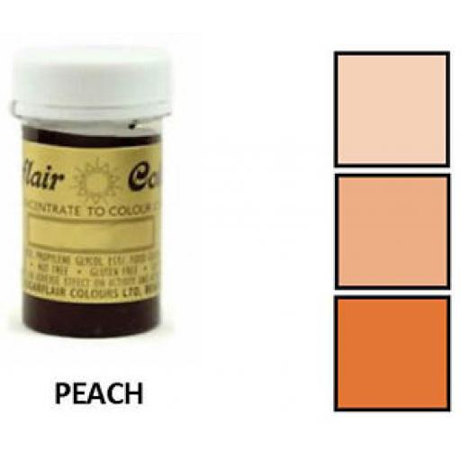 Sugarflair Spectral Paste Peach 25g