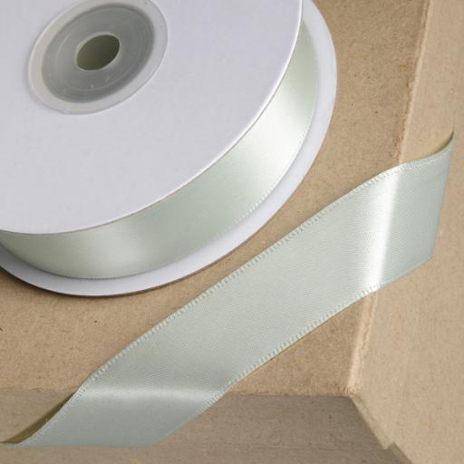 Double Sided Satin Ribbon 23mm x 1M Sage