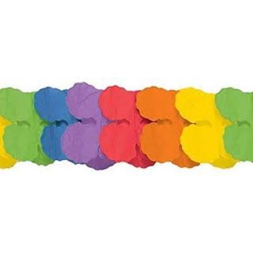 Garland Rainbow colour Paper 3.6m