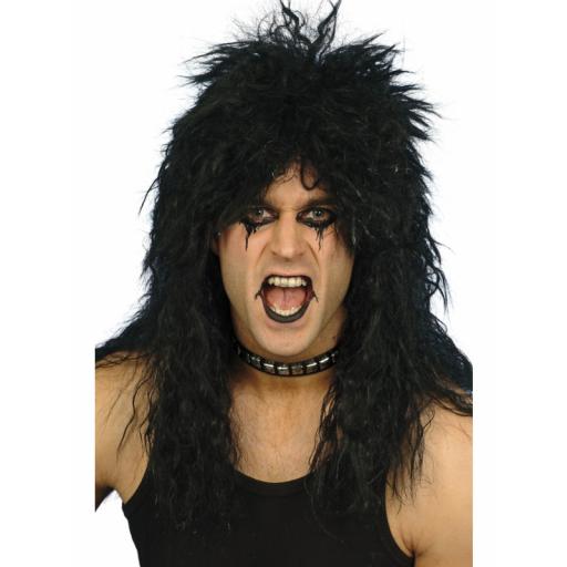 Hard Rocker Wig Black Long