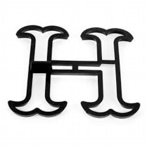 Patchwork Cutterss Extra Large Letter H
