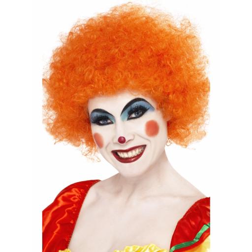 Crazy Clown Wig Orange