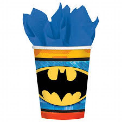 Batman Paper Party Cups 8-9oz