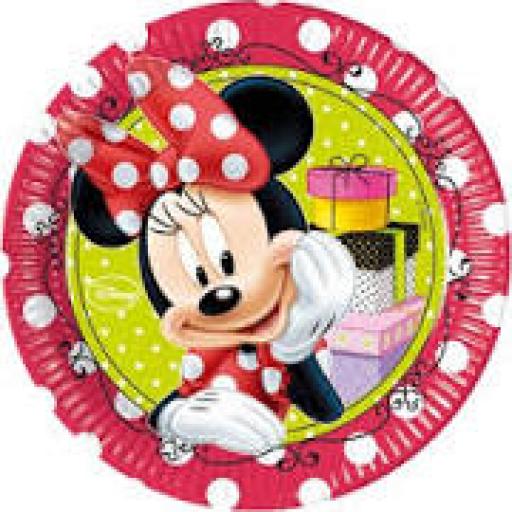 8 Minnie Fashion Plates 23cm