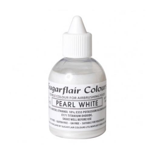 Sugarflair Airbrush Colour - Pearl White - 60ml