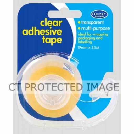 Clear Adhesive Tape & Dispenser