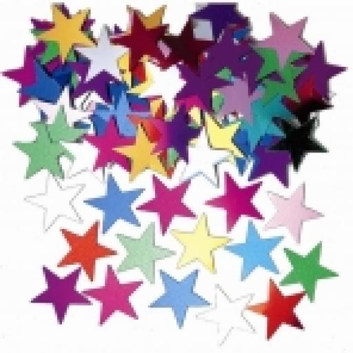 Jumbo Stars Multi Metallic Confetti - 14g