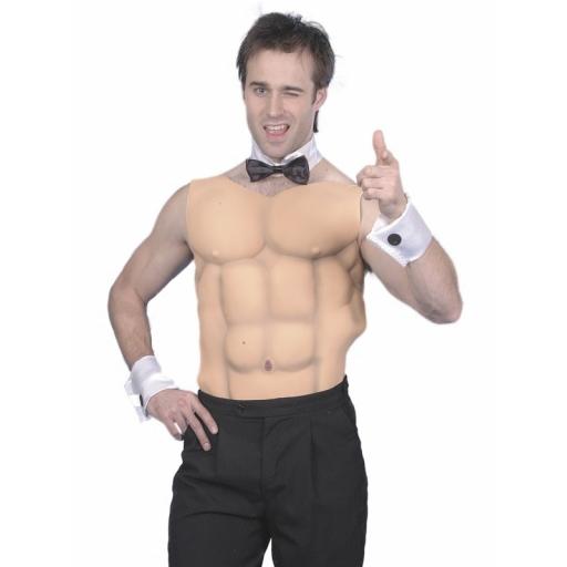 Male Stripper Kit Collar Bow-Tie and Cuffs