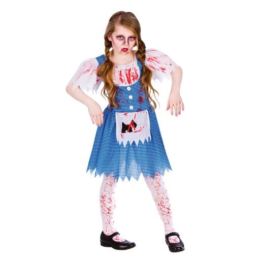 Zombie Country Girl Kids Costume