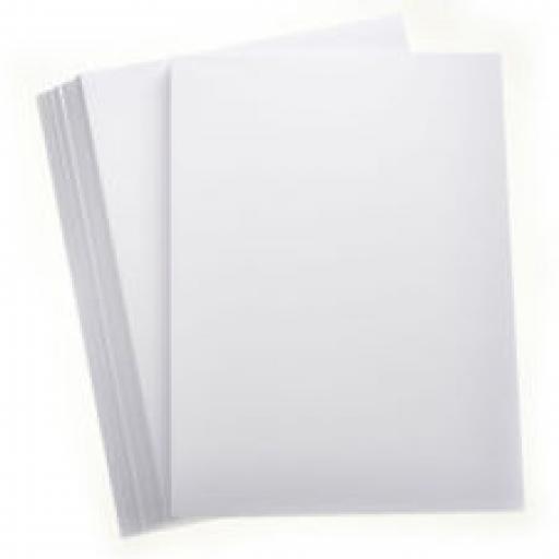50 Sheets Of White Cards A4