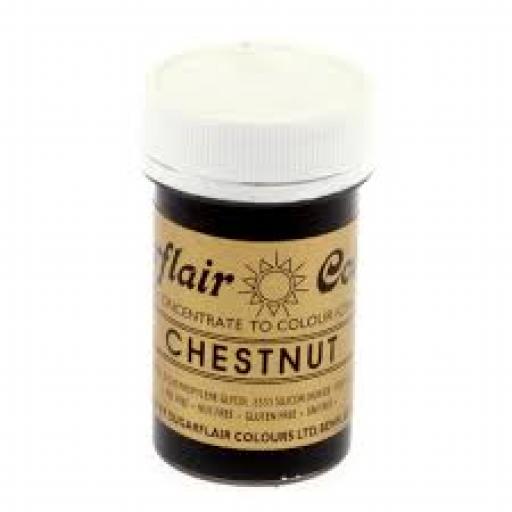 Sugarflair Spectral Chestnut Paste Colouring 25g