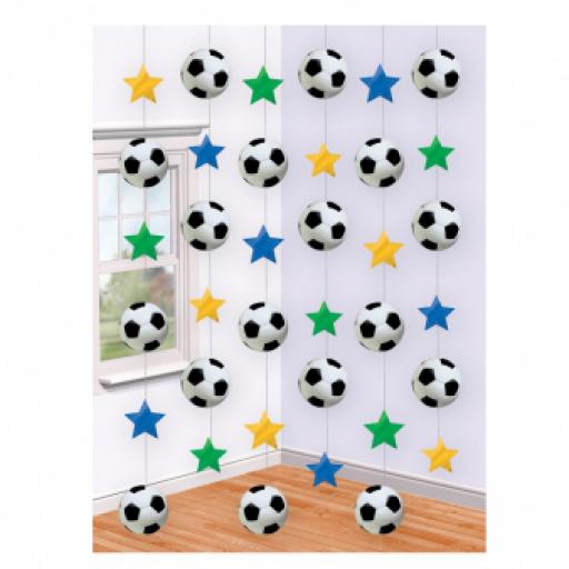 Football String Decoration 6pcs Strings are 7 Ft Long