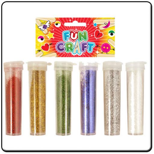 Fun Craft Glitter Shaker 5 Assorted Colours