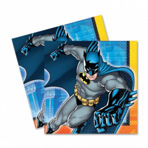 Batman Luncheon Napkins 33cm 2ply 16pcs