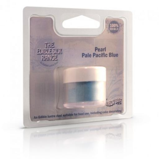 Edible Silk -Pearl Pacific Blue