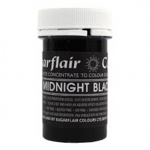 Sugarflair Pastel Midnight Black 25g Food Colour