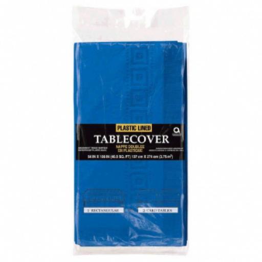 Bright Royal Blue Paper Tablecovers 3ply -1.37m x 2.74m