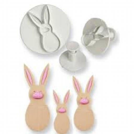 PME Rabbit Plunger/Cutters Set of 3