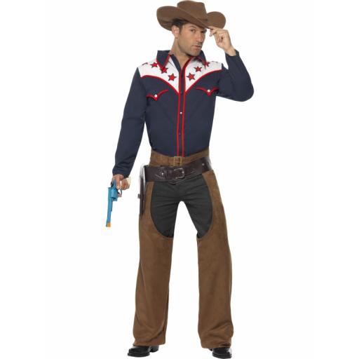 Rodeo Cowboy Shirt chaps and hat