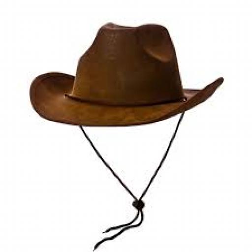 Cowboy Hat - Super Deluxe Brown Suede