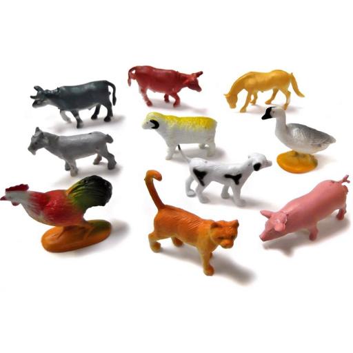 Small Plastic Farm Animals 29p 4 For £1