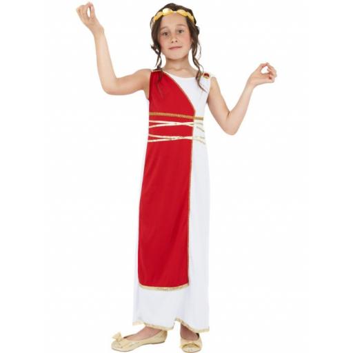 Grecian Girl Costume Medium Size Age 7-9