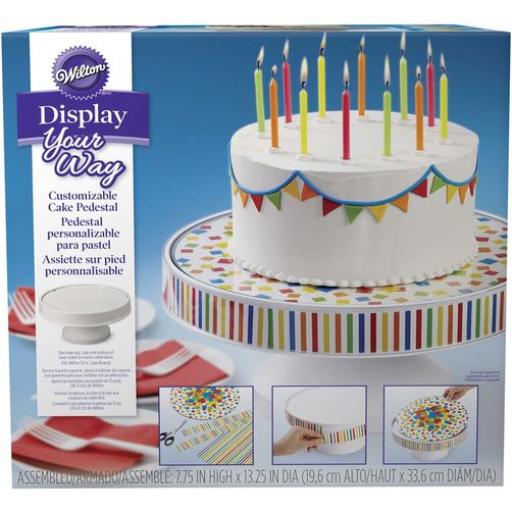 Wilton Display Your Way Customizable Cake Pedestal