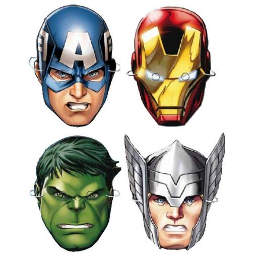 Avengers Assemble 6 Paper Mask