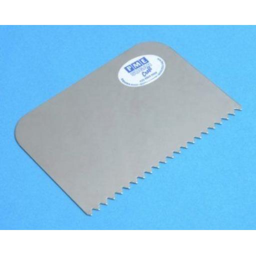 PME Stainless Steel Combed Side Scraper
